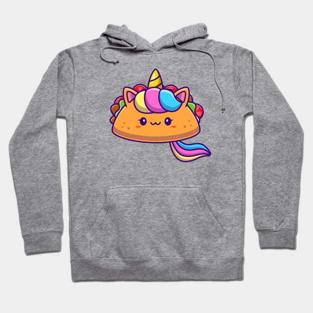 Cute Unicorn Taco Hoodie by Catalyst Labs